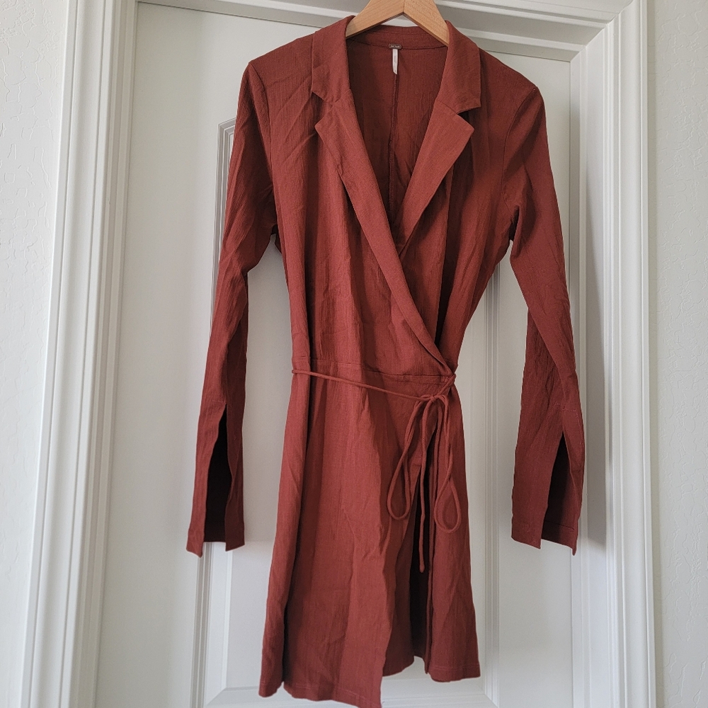 Free People Dress Rust Color